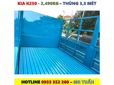 XE TẢI KIA K250 THÙNG BẠT MỚI NHẤT