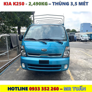 XE TẢI KIA K250 THÙNG BẠT MỚI NHẤT