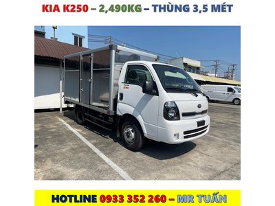 XE TẢI KIA K250 TẢI TRỌNG 2,49 TẤN MỚI NHẤT