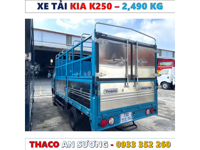 BẢNG GIÁ XE TẢI KIA K250 MỚI NHẤT
