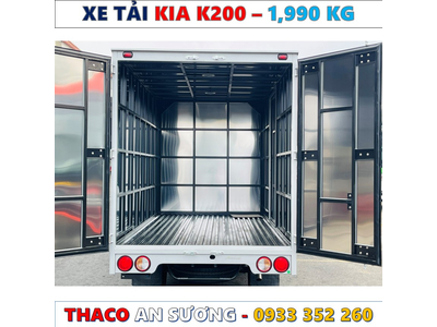 GIÁ XE TẢI KIA K200 THÙNG KÍN LĂN BÁNH MỚI NHẤT
