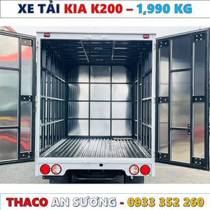 GIÁ XE TẢI KIA K200 THÙNG KÍN LĂN BÁNH MỚI NHẤT