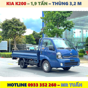 XE TẢI KIA K200 TẢI 1,9 TẤN MỚI NHẤT 2025