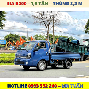 XE TẢI KIA K200 TẢI 1,9 TẤN MỚI NHẤT 2025