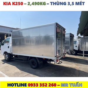 XE TẢI KIA K250 TẢI TRỌNG 2,49 TẤN MỚI NHẤT