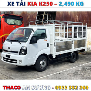 BẢNG GIÁ XE TẢI KIA K250 MỚI NHẤT