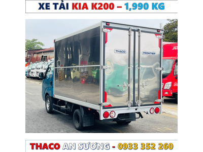 GIÁ XE TẢI KIA K200 THÙNG KÍN LĂN BÁNH MỚI NHẤT