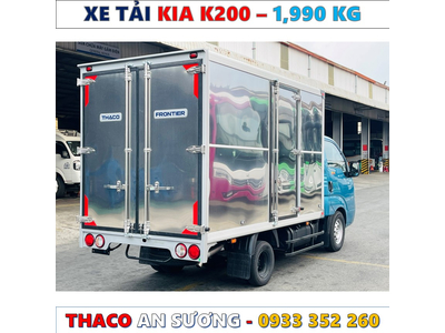 GIÁ XE TẢI KIA K200 THÙNG KÍN LĂN BÁNH MỚI NHẤT