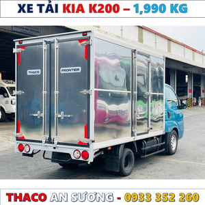 GIÁ XE TẢI KIA K200 THÙNG KÍN LĂN BÁNH MỚI NHẤT