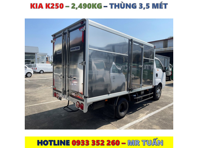 XE TẢI KIA K250 TẢI TRỌNG 2,49 TẤN MỚI NHẤT