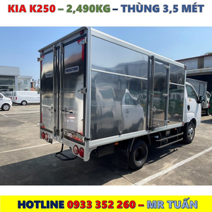 XE TẢI KIA K250 TẢI TRỌNG 2,49 TẤN MỚI NHẤT