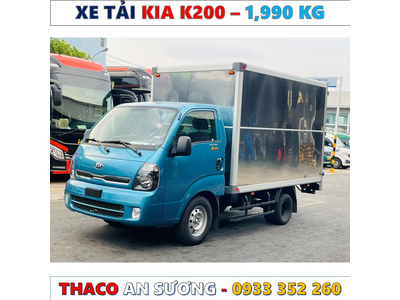 GIÁ XE TẢI KIA K200 THÙNG KÍN LĂN BÁNH MỚI NHẤT
