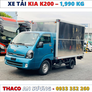 GIÁ XE TẢI KIA K200 THÙNG KÍN LĂN BÁNH MỚI NHẤT