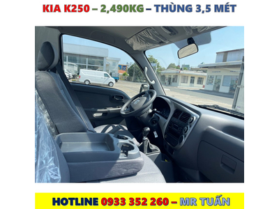 XE TẢI KIA K250 TẢI TRỌNG 2,49 TẤN MỚI NHẤT