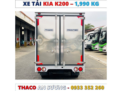 GIÁ XE TẢI KIA K200 THÙNG KÍN LĂN BÁNH MỚI NHẤT