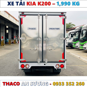 GIÁ XE TẢI KIA K200 THÙNG KÍN LĂN BÁNH MỚI NHẤT