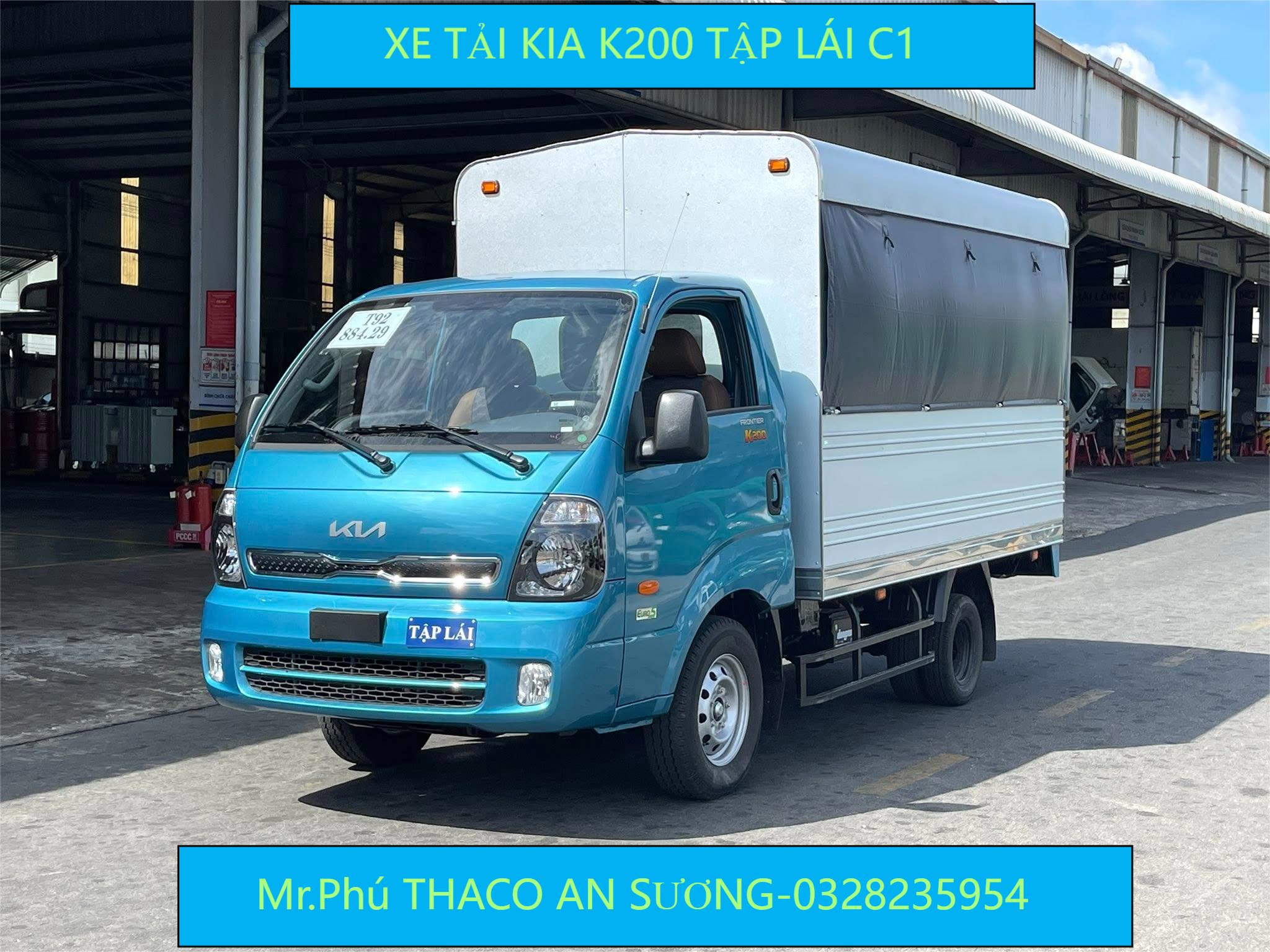 XE TẢI KIA FRONTIER K200 TẬP LÁI BẰNG C1 TIÊU CHUẨN KHÍ THẢI EURO 5