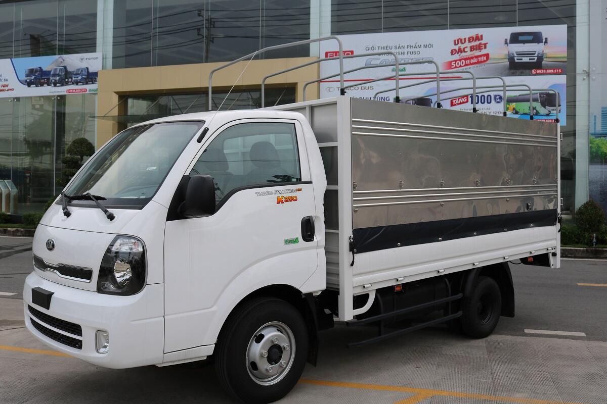 Xe tải KIA Frontier K200 - Thùng mui bạt - Tải 990kg / 1490kg / 1990kg