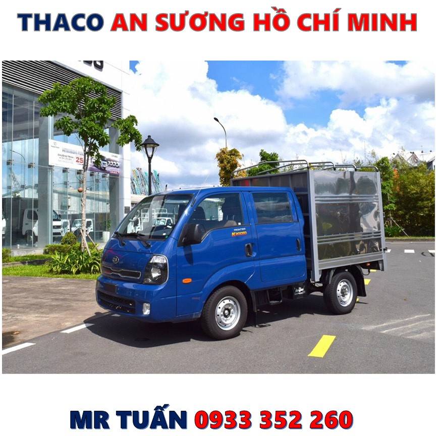 GIÁ XE TẢI KIA K200SD CABIN ĐÔI 1 CẦU (6 người) MỚI NHẤT