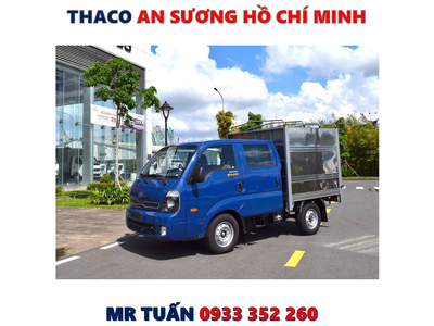 GIÁ XE TẢI KIA K200SD CABIN ĐÔI 1 CẦU (6 người) MỚI NHẤT