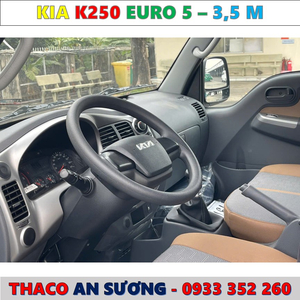 BẢNG GIÁ XE TẢI KIA K250 EURO 5 MỚI NHẤT