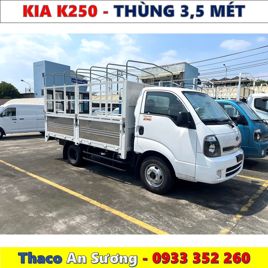 XE TẢI KIA K250 THÙNG 3,5 MÉT MỚI NHẤT