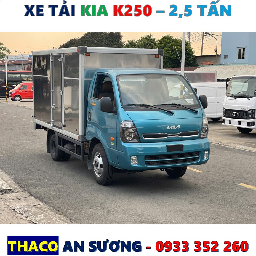 XE TẢI KIA K250 THÙNG KÍN MỚI NHẤT 2026