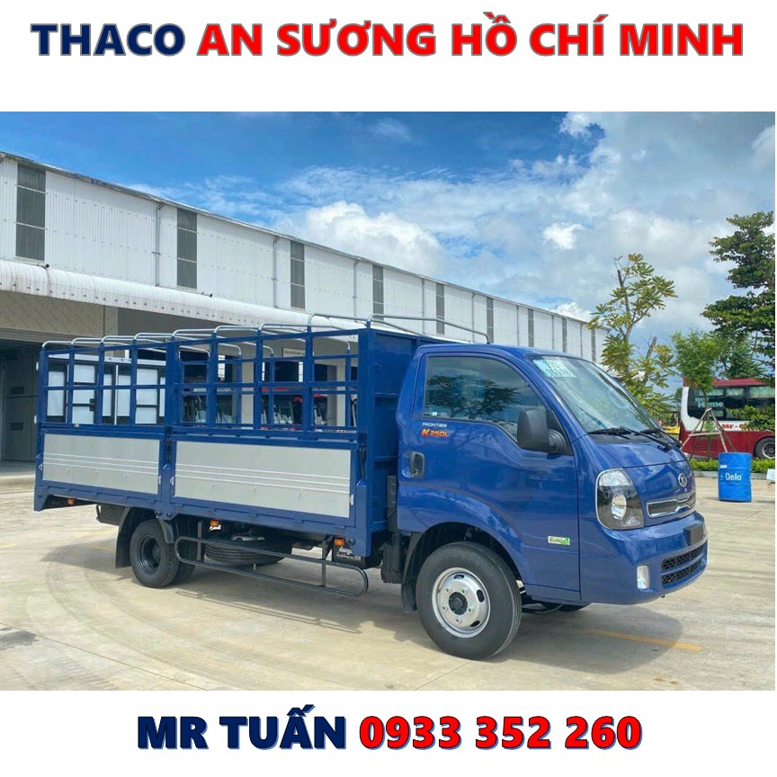 GIÁ XE TẢI KIA K250L THÙNG BẠT 4,5 MÉT - TẢI 2,350 KG