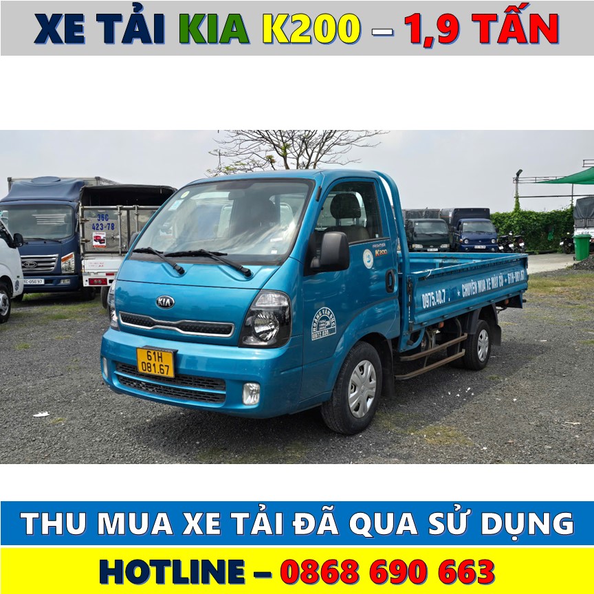 XE TẢI KIA THÙNG LỬNG CŨ ĐỜI 2022