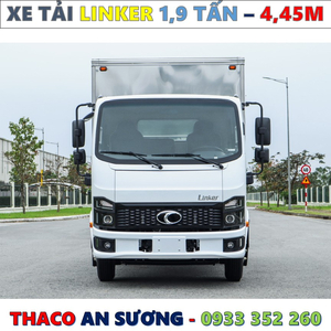 XE TẢI THACO LINKER 1,9 TẤN THÙNG KÍN 4,45 MÉT MỚI NHẤT