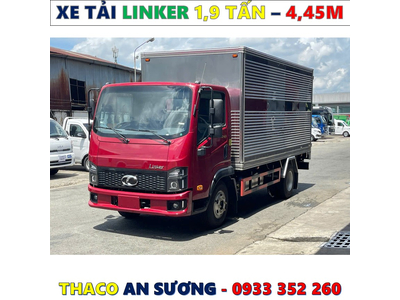 XE TẢI THACO LNKER 1,9 TẤN THÙNG 4,45 MÉT MỚI NHẤT
