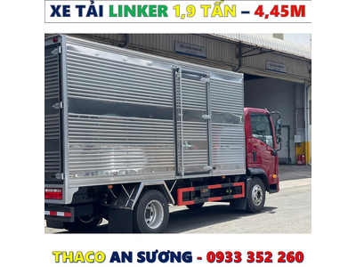 XE TẢI THACO LNKER 1,9 TẤN THÙNG 4,45 MÉT MỚI NHẤT