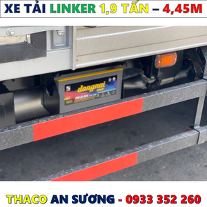 XE TẢI THACO LNKER 1,9 TẤN THÙNG 4,45 MÉT MỚI NHẤT