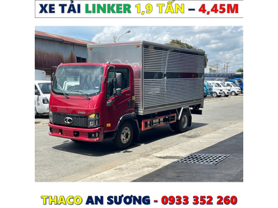 XE TẢI THACO LNKER 1,9 TẤN THÙNG 4,45 MÉT MỚI NHẤT