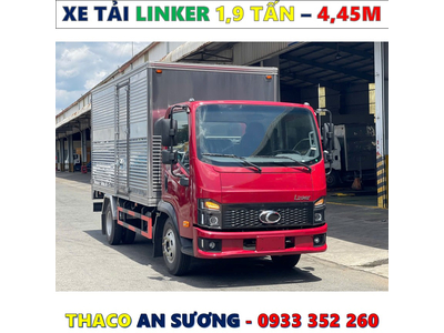XE TẢI THACO LNKER 1,9 TẤN THÙNG 4,45 MÉT MỚI NHẤT