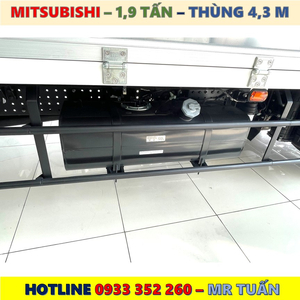 XE TẢI MITSUBISHI NHẬT BẢN 1,9 TẤN THÙNG MUI BẠT MỚI NHẤT