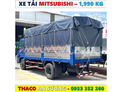 XE TẢI MITSUBISHI TF4.9 THÙNG BẠT MỚI NHẤT