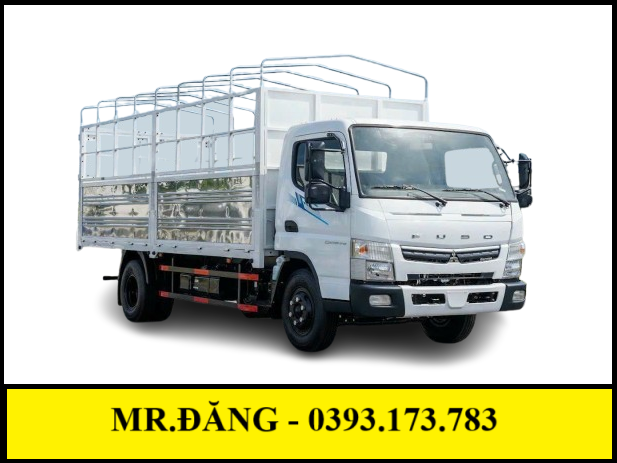 Xe Tải Mitsubishi Fuso Canter TF7.5 - Tải Trọng 3.49 Tấn - Thùng Bạt Dài 5.2m