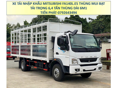 Xe Tải Nhập Khẩu Mitsubishi Fuso FA 140L Thùng Mui Bạt 6m1 Tải 6,4 Euro 5 Mới Nhất