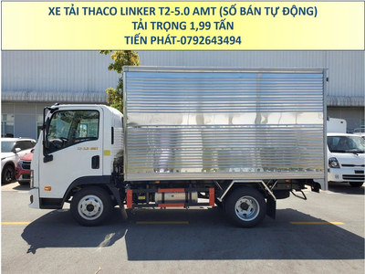Xe Tải Số Bán Tự Động Thaco Linker T2-5.0 AMT Tải 1,9 Tấn Thùng Kín 3m6 Mới Nhất