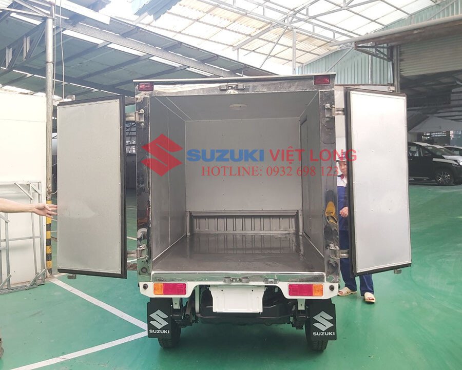 Hình ảnh xe tải Suzuki Truck thùng kín compusite  3 cửa tại Suzuki Việt Long
