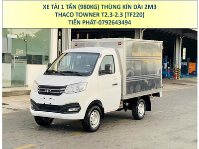 Xe tải 1 Tấn Thùng Kín Thaco Towner T2.3-2.3 (TF220) Mới Nhất