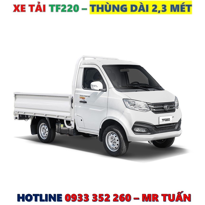 GIÁ XE TẢI TF220 THÙNG LỬNG TẢI 990KG MỚI NHẤT