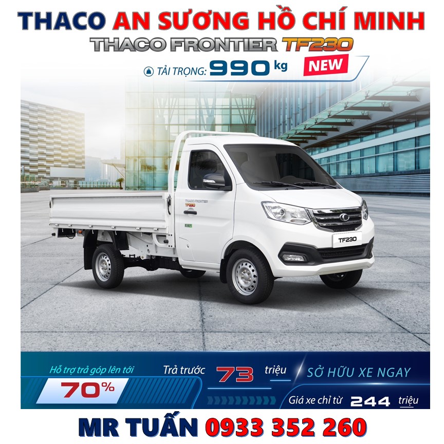 XE TẢI TF230 THÙNG LỬNG TẢI 990KG MỚI NHẤT