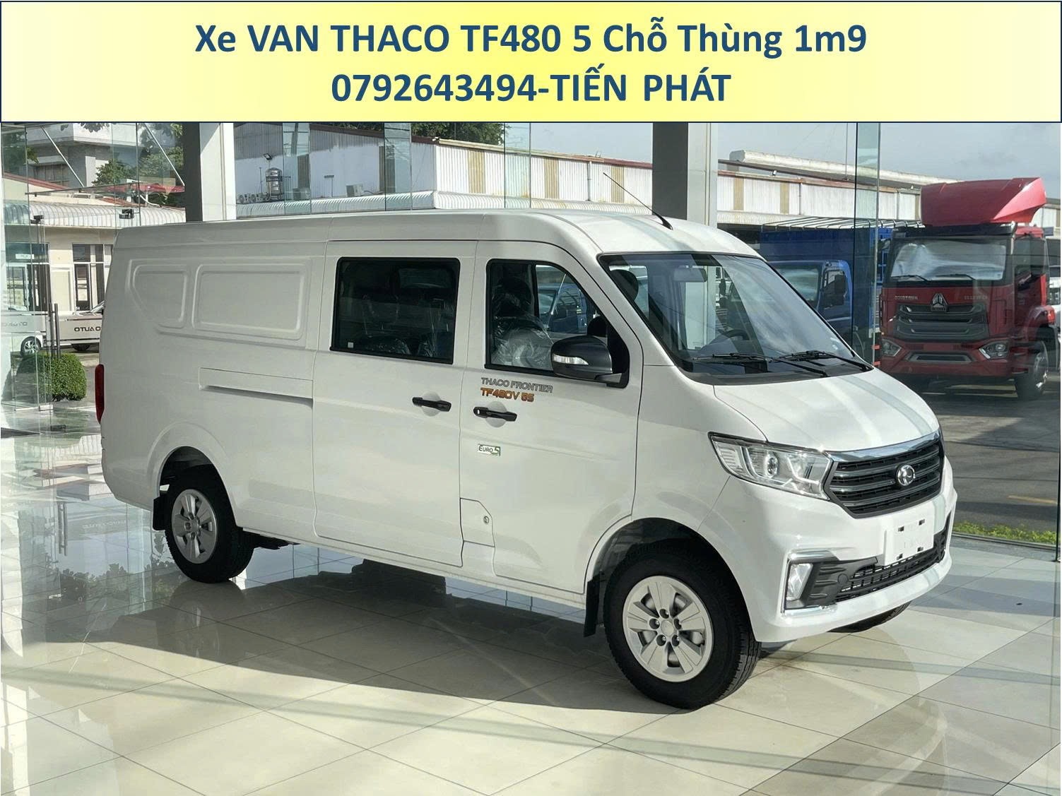 Xe Tải Van Thaco TF480 5 Chỗ Thùng dài 1m9 Chạy 24/24 Tại Tp.HCM