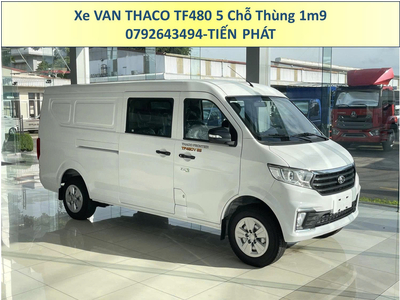 Xe Tải Van Thaco TF480 5 Chỗ Thùng dài 1m9 Chạy 24/24 Tại Tp.HCM