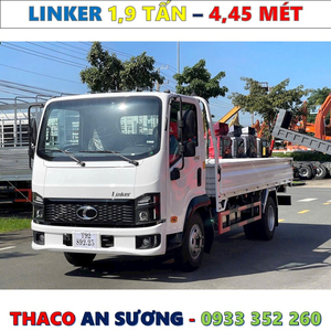XE TẢI THACO LINKER 1,9 TẤN THÙNG LỬNG 4,45 MÉT MỚI NHẤT