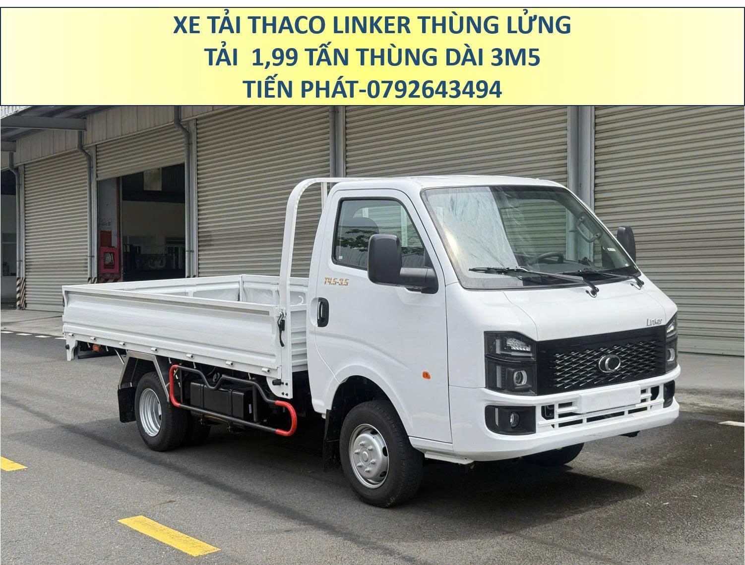 Xe Tải Thaco Linker 2 Tấn Thùng Lửng 3m5 Giá Siêu Tốt