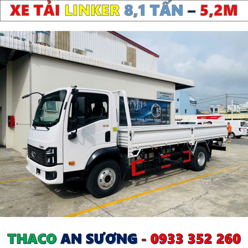 XE TẢI THACO LINKER 8 TẤN THÙNG LỬNG 5,2 MÉT MỚI NHẤT
