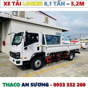 XE TẢI THACO LINKER 8 TẤN THÙNG LỬNG 5,2 MÉT MỚI NHẤT